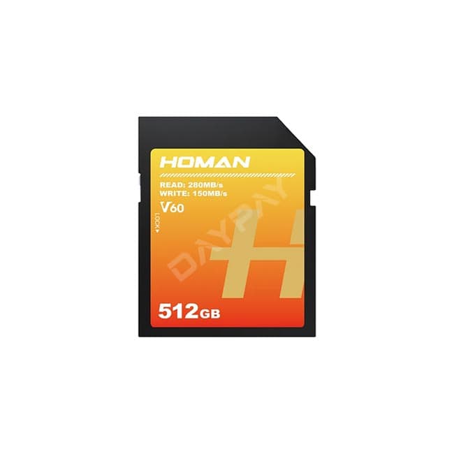 HOMAN UHS-II SD Card V60 (512GB)のメイン画像